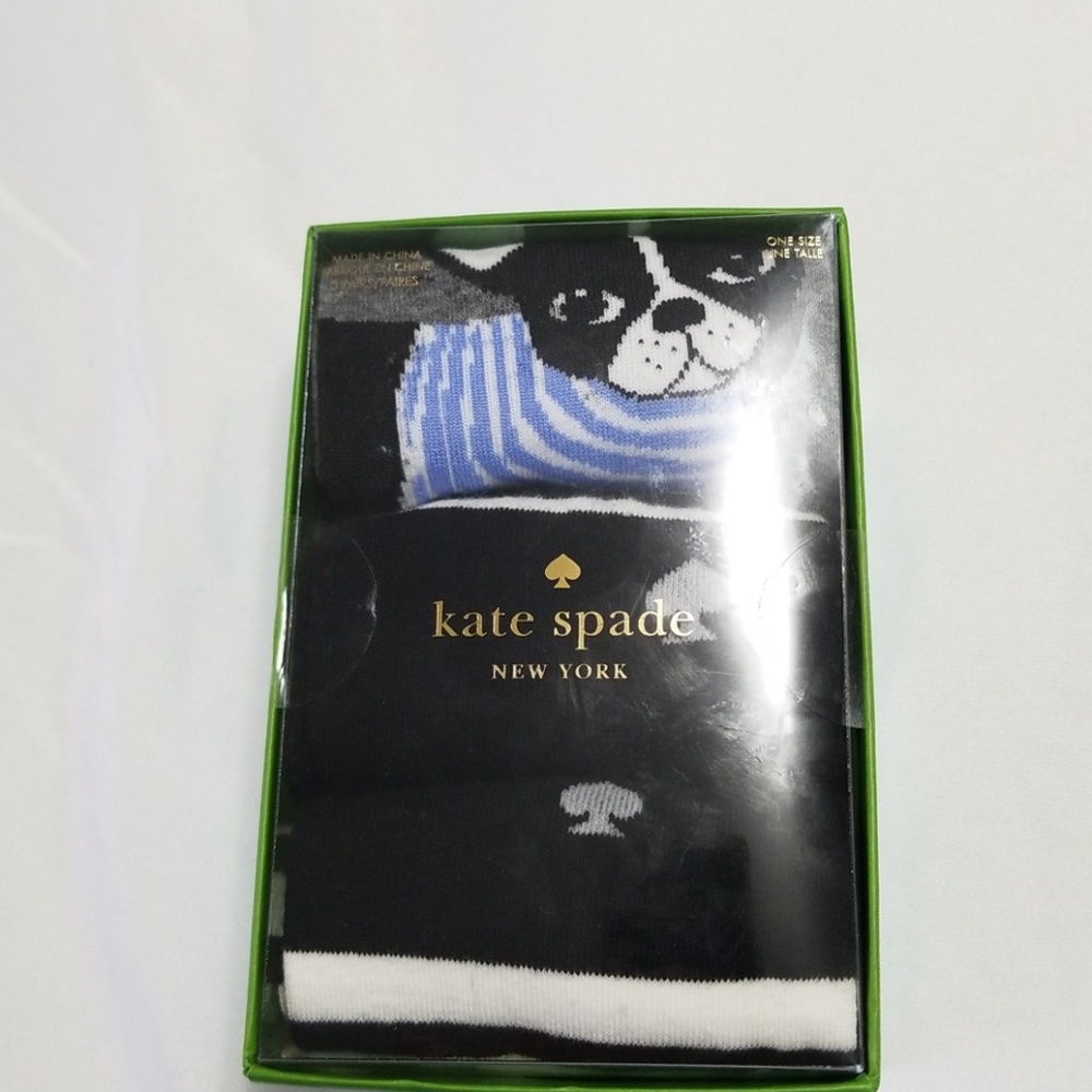 NOT FOR SALE Kate Spade 3 pairs puppy  socks - Picture 4 of 8
